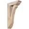 Ekena Millwork Legacy Traditional Smooth Bracket w/ Offset Brace, Douglas Fir, 5 1/2"W x 16"D x 28"H BKT0604X16X28LEC01SDF - alternate 1